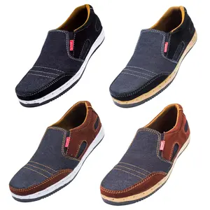 Sepatu Kasual Slip-On Pria Dewasa Kerja Santai Kuliah Jalan-Jalan Size 38-43