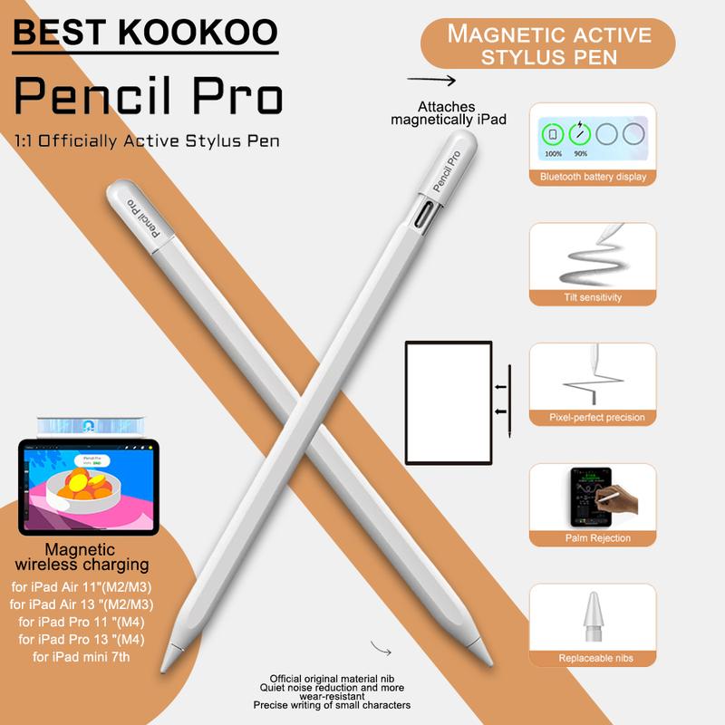 Best Kookoo Stylus Pencil for iPad Mini 2018-2025, Magneti