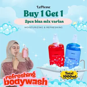 [DAPAT 2PCS] BPOM Lapicose Refreshing Body Wash | Sabun Mandi 500ML