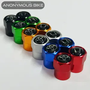 1 Set (4 Buah) Tutup Pentil Ban Premium Untuk Mobil Toyota dan Honda Dengan Karet Pelindung