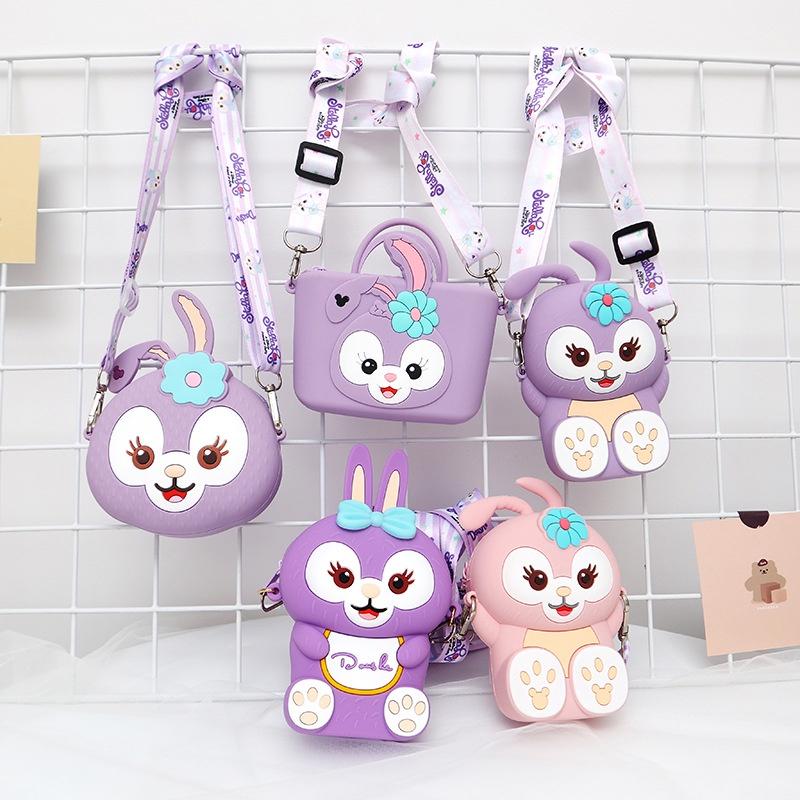 Tsabit Tas Silikon Anak Dompet Koin Selempang Karakter Lucu Fashion Stellalou 1