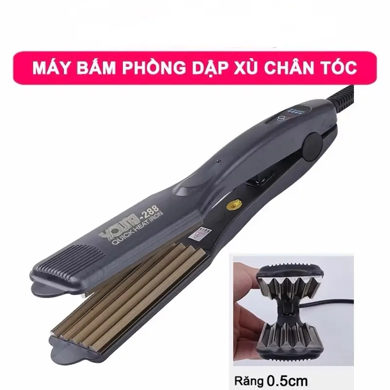 Máy Dập Phồng Chân Tóc YONG-288 Bản Mới Chất Liệu Cao Cấp