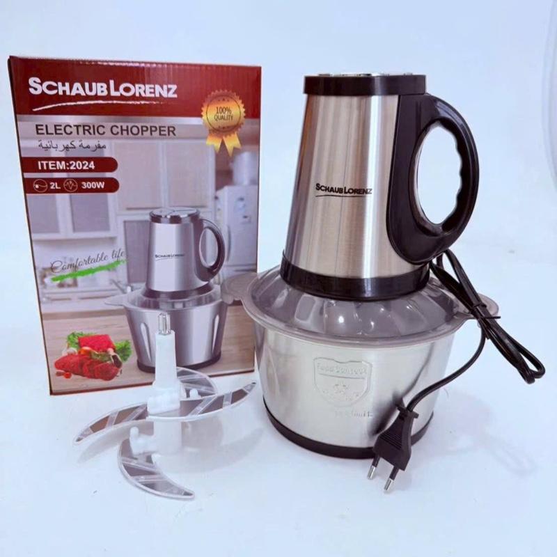 [Xả Kho] Máy Xay Inox Công Suất Mạnh 300W, Dung Tích 2L, Động Cơ Khoẻ, 4 Lưỡi Dao, Xay Đa Năng, 3 Chế Xay