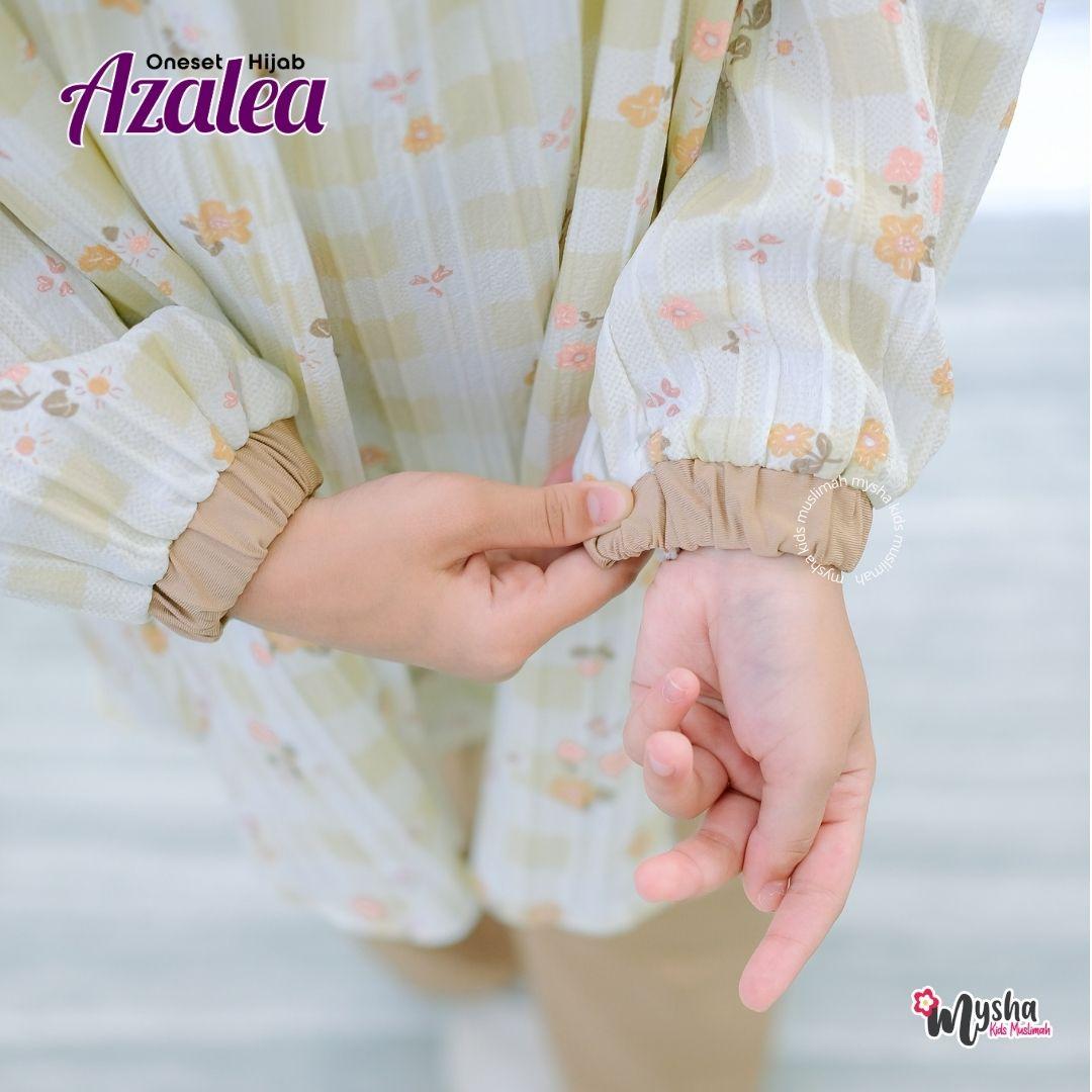 Mysha Kids Muslimah - AZALEA Oneset anak FREE HIJAB Setelan anak Muslim Jersey Premium &Elora 2-11th