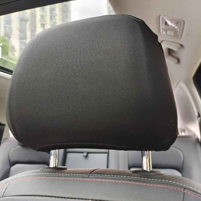 Product Introduction of 1PC Car Seat Headrest Cover Anti-Dirty Elastic Protective Cover Car Interior Products Modified Seat Cover Lorry Sedan Universal 23
