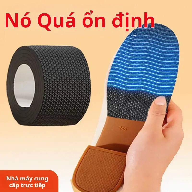 Miếng Dán Tắt Tiếng Gót Chân, Dày Và Bền, Chống Trượt, Bảo Vệ Chống Mài Mòn, Miếng Dán Băng Chống Ồn Gót Chân, Thích Hợp Cho Gót Chân, [Thanh Toán Khi Nhận Hàng] 1