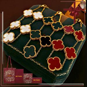 【KOC】Vòng tay cỏ bốn lá – phong cách nhẹ sang, đường kính 13mm, tinh tế và cao cấp. Quà tặng hẹn hò hoặc sinh nhật.