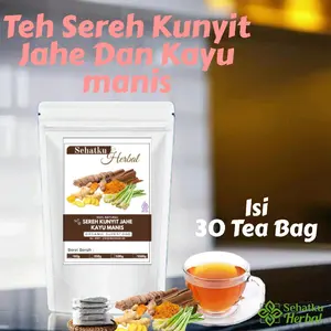 Sereh Kunyit Jahe dan Kayu Manis isi 30 tea bag Minuman