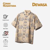 Gambar Batik Print Telusur Kultur - Corak Nusantara - Keris Coklat - XL dari Telusur Kultur Kota Administrasi Jakarta Timur 1 Tokopedia