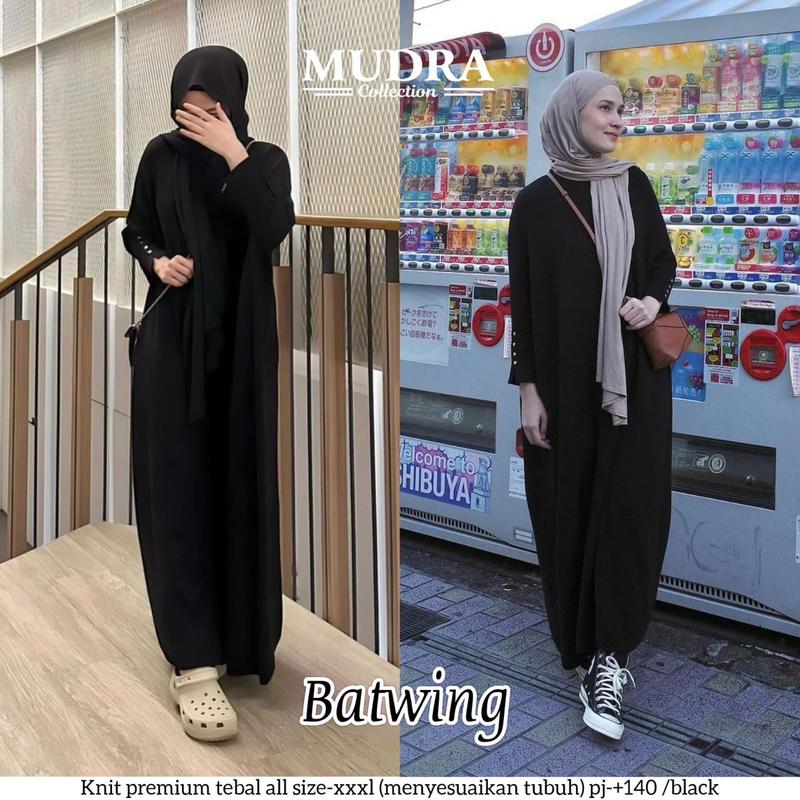 GAMIS WANITA BATWING KNIT PREMIUM 4