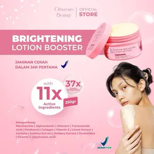 BRIGHTENING LOTION BOOSTER [clearean] 11x MENCERAHKAN HB dosting | whitening lotion | HB dosting pemutih badan | 250ml