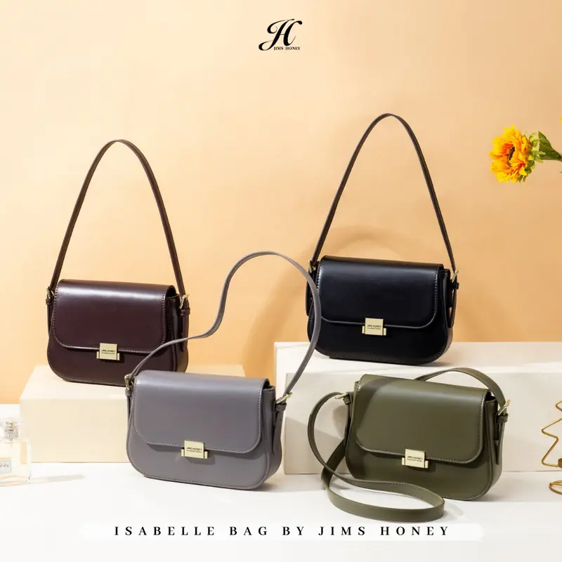 JIMS HONEY - Isabelle Bag - Tas Selempang Wanita Kulit tas lebaran Slingbag Tas Tangan Wanita korean style aesthetic 8