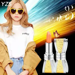 Lipstik YZS dengan Pita Kupu-Kupu – Berubah Warna, Melembapkan & Menutrisi, Diperkaya Beta-Karoten, Warna Unik Sesuai pH Bibir, Grosir Lip Balm. Lipstick Gloss Liquid Lipgloss