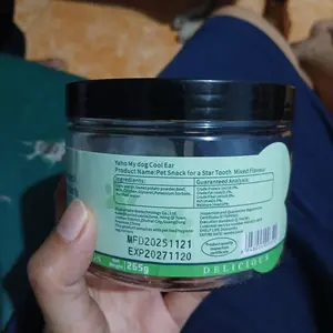 My Dog Stik gigi nutrisi untuk anjing - makanan anjing dan camilan anjing - camilan pembersih gigi anjing untuk menghilangkan bau mulut dan gigi anjing, stik gigi Dentalight bebas gluten 24 bulan