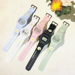 JAM TANGAN PRIA WANITA DIGITAL RUBBER SEGI SPORT LED KOREA SPORT ELEKTRONIK ANAK REMAJA JF100