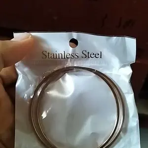 Gelang Bangle Wanita Slim (Polos) Premium Trending Anti Karat Tidak Luntur Mewah Elegan Aksesoris Fashion Korean Style