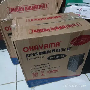 Kipas Angin Exhaust Fan/ Hexos Plafon OKAYAMA 10 IN - OK10X penyedot udara ruangan biar tidak panas