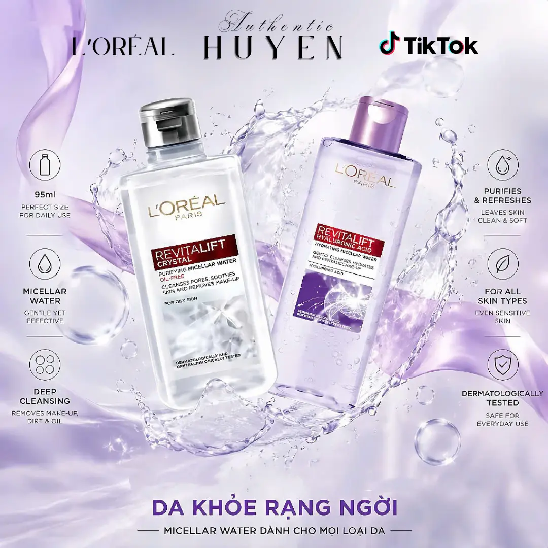 Nước Tẩy Trang L'oreal 95ml Cho Mọi Loại Da - Cosmetic