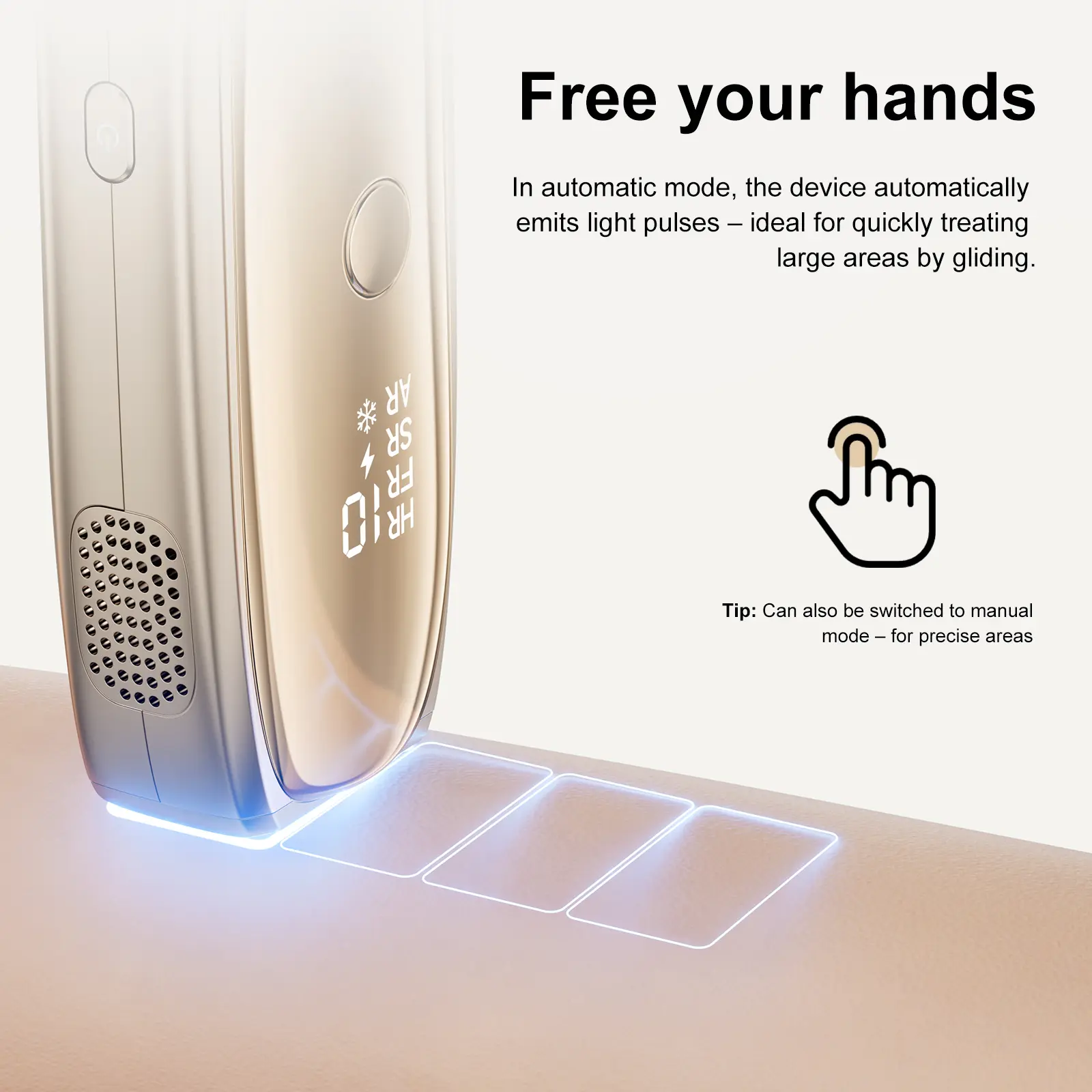 ANLAN Ice Cooling IPL Hair Removal Device 1000000 Flashes Painless