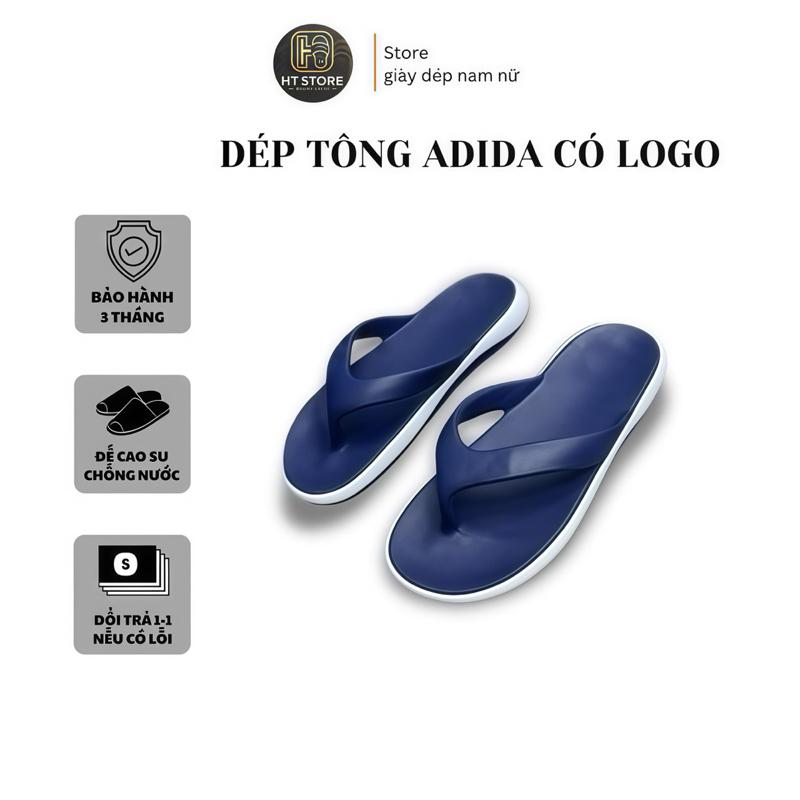 [ DÉP TÔNG NAM ĐÚC LOGO ADD] nguyên khối hoạ tiết in chìm sắc nét chất liệu cao su non đúc êm ái, dép xỏ ngón nam nữ. dép nam, dép boy phố, dép hot