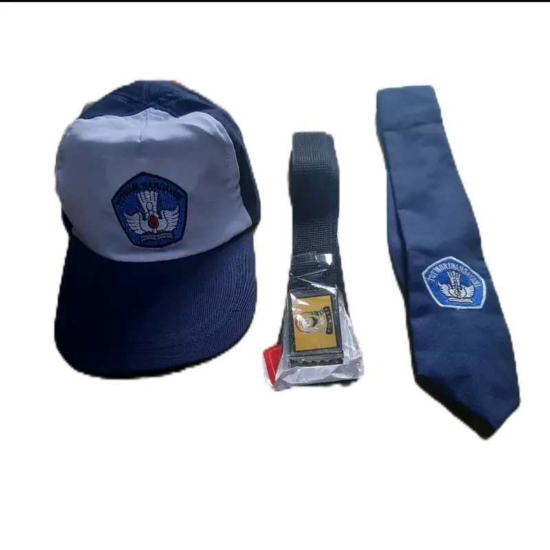 perlengkapan sekolah sd smp sma pramuka.topi dasi dan sabuk 2