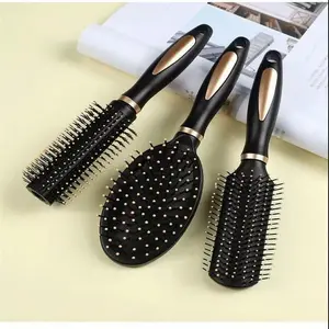 Sisir Pijat Anti Statis Dengan Bantalan Udara / Sisir Rambut Anti Kusut SET isi 3pcs / Sisir Lengkung Sisir Anti rontok Sisir Gulung Sisir Blow Rambut Sisir Rambut Roll / Sisir Rambut Oval Sisir Oval Sisir Bulat Sisir Kotak