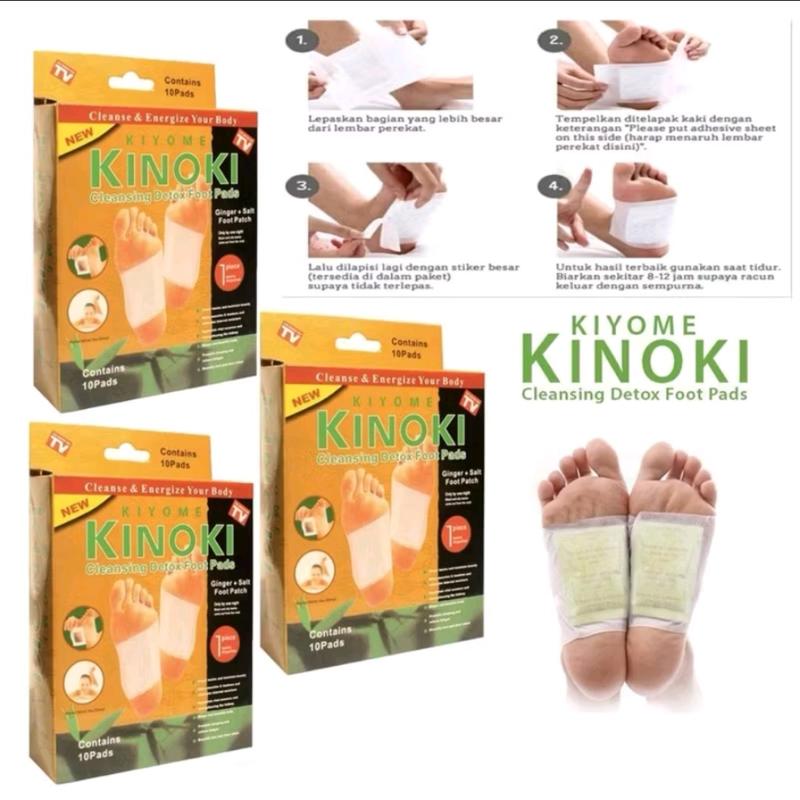 (PAKET HEMAT 2 BOX KINOKI ISI 20  PCS) KIΝΟΚΙ GOLD DETOX KOYO KAKI ASLI HERBAL ORIGINAL 3