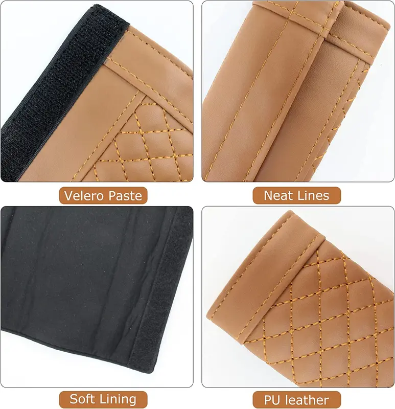 1Pcs Sarung Sabuk Pengaman Car Mobil Bahan Kulit PU HM071 XOBOX 6