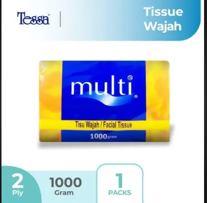 MULTI Facial Tissue (MP08) 2ply 1000gr MP-08 1