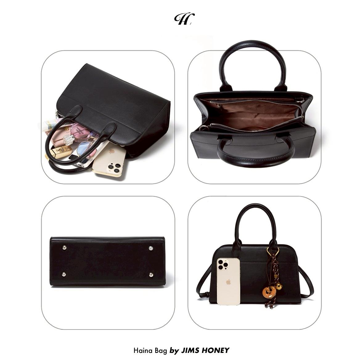 JIMS HONEY HAINA BAG Tas Selempang dan Hand Bag Wanita Slingbag Cewek Jimshoney Trendy Elegan Kulit
