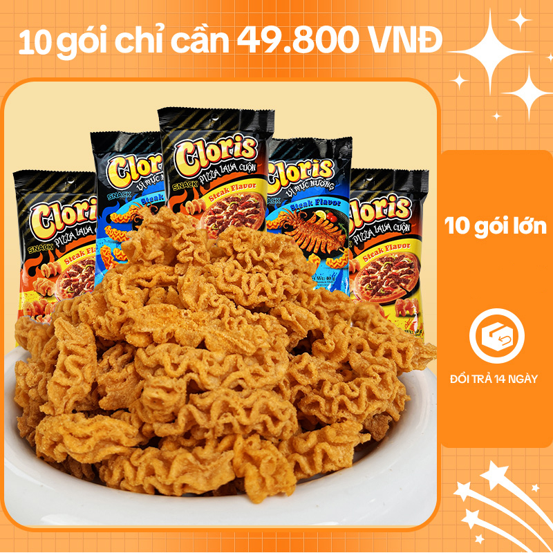 Cloris Snack hình mực nướng vị rong biển  40g Giòn và ngọt