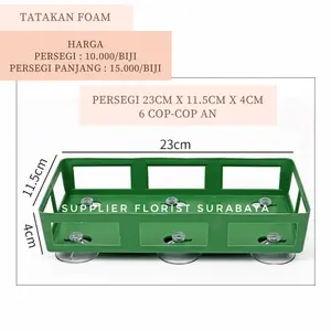 SFS - TATAKAN FOAM TERMASUK COP COP AN, TATAKAN GABUS BUNGA UNTUK DI MOBIL / MEJA DLL