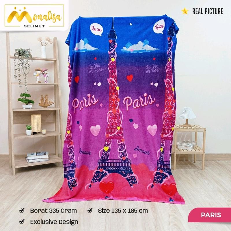 [COD] 100 RIBU ISI 5 PCS SELIMUT DEWASA UKURAN 135 X 185 CM 3