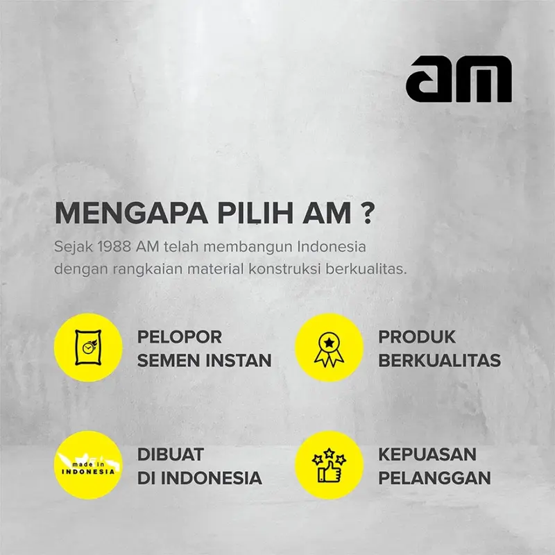 AM 51 ( 1 Kg ) - Nat Anti Jamur & Tahan Asam 1kg – Pengisi Nat 7
