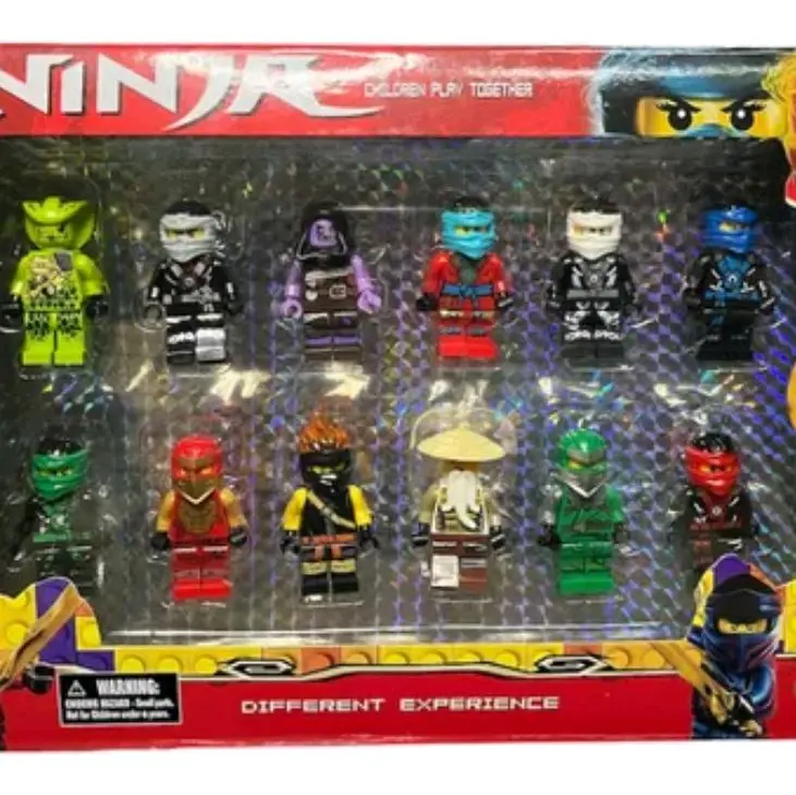 Mainan Anak Figur Ninda dan Avengers Brick ninjago isi 12pcs dengan Aksesoris Pedang Roblox