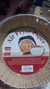 Product Review of [BEC] Air Fryer Paper Anti Lengket / Kertas Alas Air Fryer / Baking Paper Tahan Minyak Sekali Pakai / Kertas Air Fryer 50 Pcs from E**a T**s 0