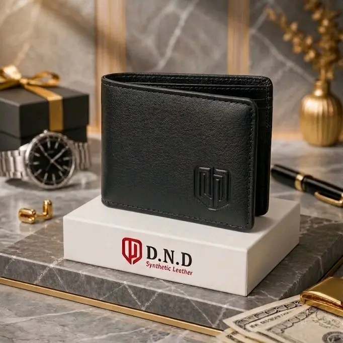 PROMO Dompet Pria Eksklusif Kulit Premium Hitam Elegan Dompet Pria Classic Bifold Leather Wallet Premium Quality