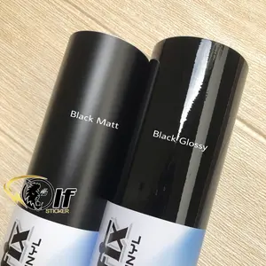 Skotlet hitam glossy scotlite hitam doff P 1 meter x L 45cm profix premium color vinyl