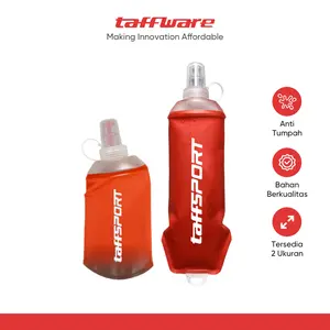 TaffSPORT Botol Minum Soft Flask Foldable Sport Water TPU - TF-25