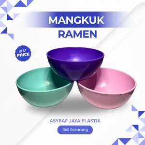 Mangkok Ramen Jepang | Mangkok Bowl Makan Plastik Serbaguna