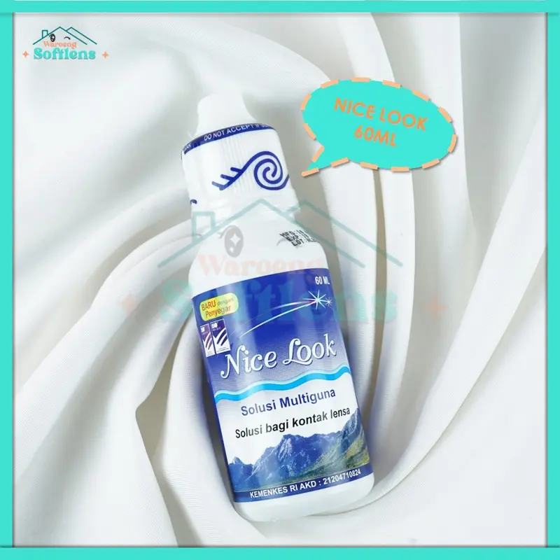 Cairan Pembersih Softlens  NICE LOOK 60ml 0