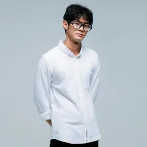 Kemeja Panjang Pria Jb Psy Long Shirt White Pasti Promo