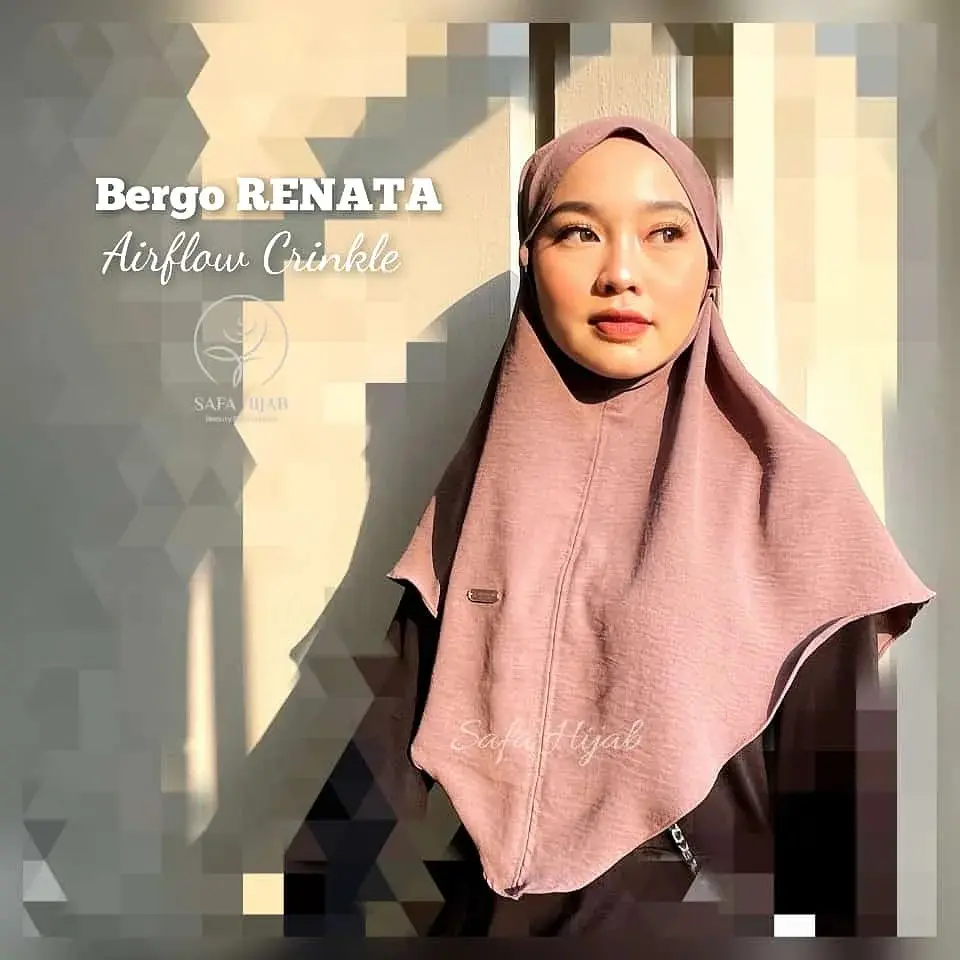 Bergo Crinkle RENATA ori by Safa Hijab