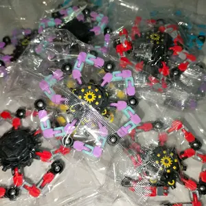 Spiner Gasing Robot Mainan Anak Unik dan Menarik dengan Desain Warna-warni (Random atau Request Warna by Note)