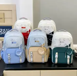 Tas Ransel Sekolah SD>SMP>SMA Backpack Sekolah Terbaru Canvas Unisex Tas Punggung Bisa COD Fashion