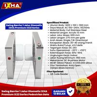 Gambar Swing Barrier Gate 1 Jalur 1 Line Otomatis IXHA Premium IX22 Series Pedestrian Gate - Swing Barrier Only dari Barrier Gate ID Kota Bekasi 1 Tokopedia