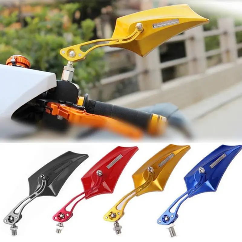 Gương Chiếu Hậu Xe Máy 10Mm, Erklisij, 1 Cặp, Thích Hợp Cho Suzuki, H-onda, Yamah, Kawasaki 2