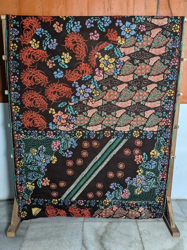 PROMO BAYAR DI TEMPAT Sarung dewasa batik cap kombinasi tulis katun primisima super premium grade AA motif belukar 3