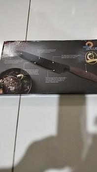 Product Review of Pisau Dapur Black Diamond Knives Set 6 in 1 / Knife Set Diamond Anti Karat / Pisau Dapur Multifungsi Anti Lengket Stainless Steel / Kitchenware from n** 1