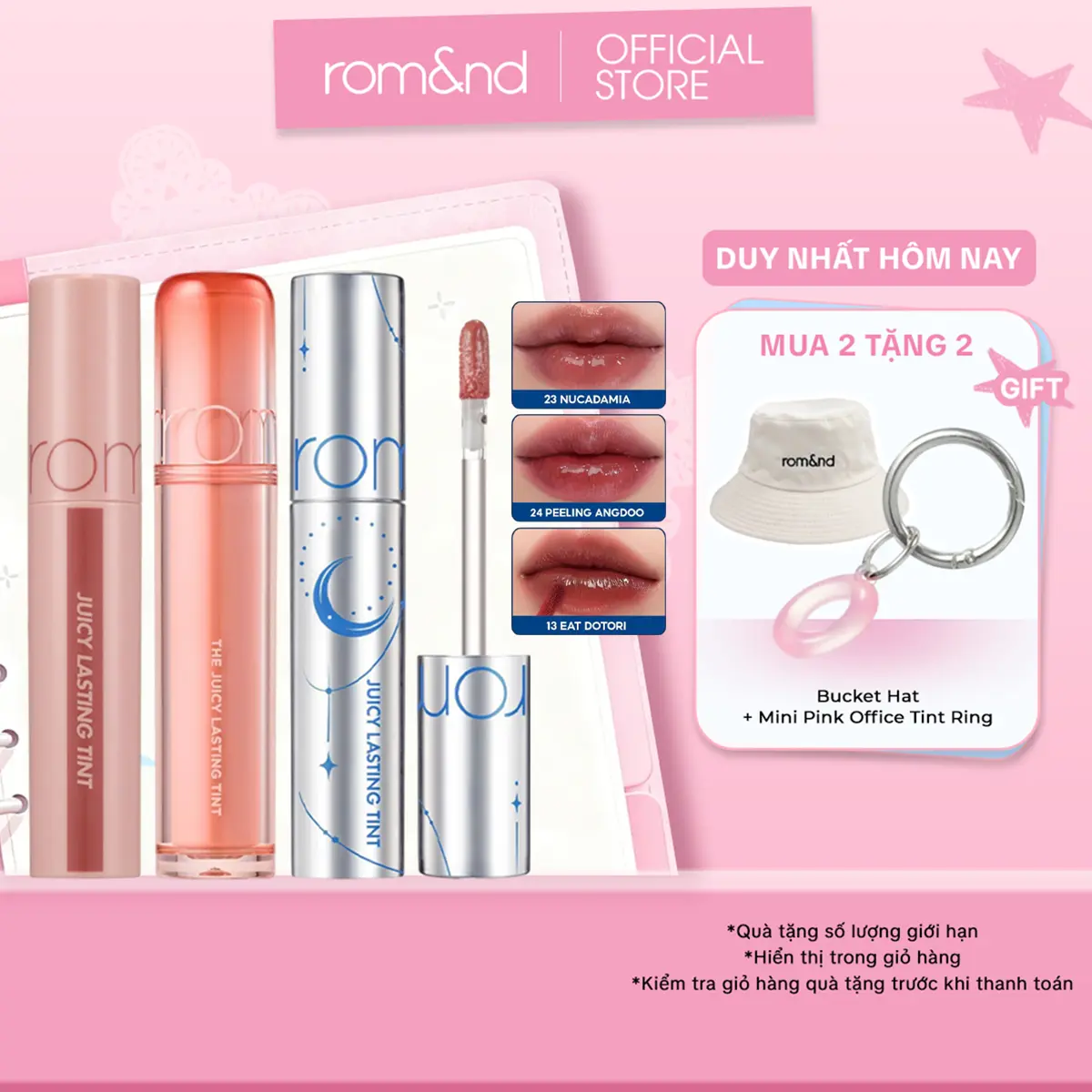 Son Tint Lì Romand Juicy Lasting Tint Edition